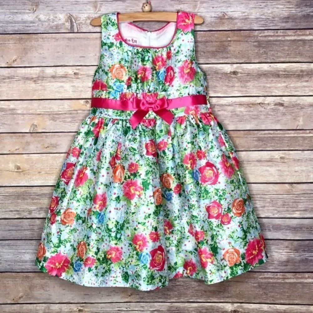 Beautiful Jessica Ann Floral Dress - Sz 4
